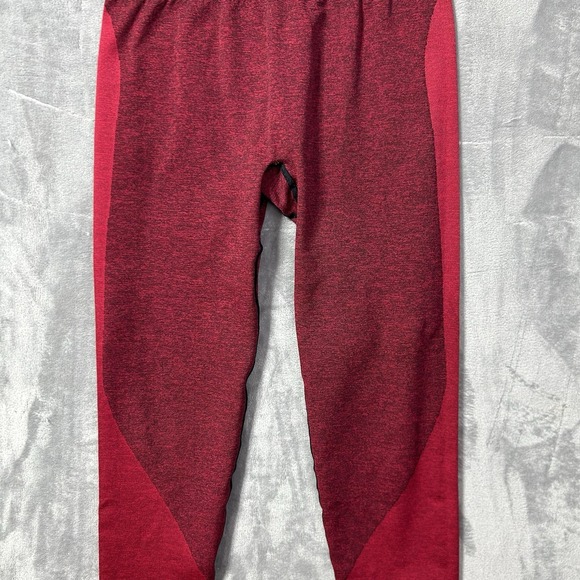 Victoria's Secret Pink Women's Medium Red Seamless Tight Active Leggings - Picture 4 of 13
